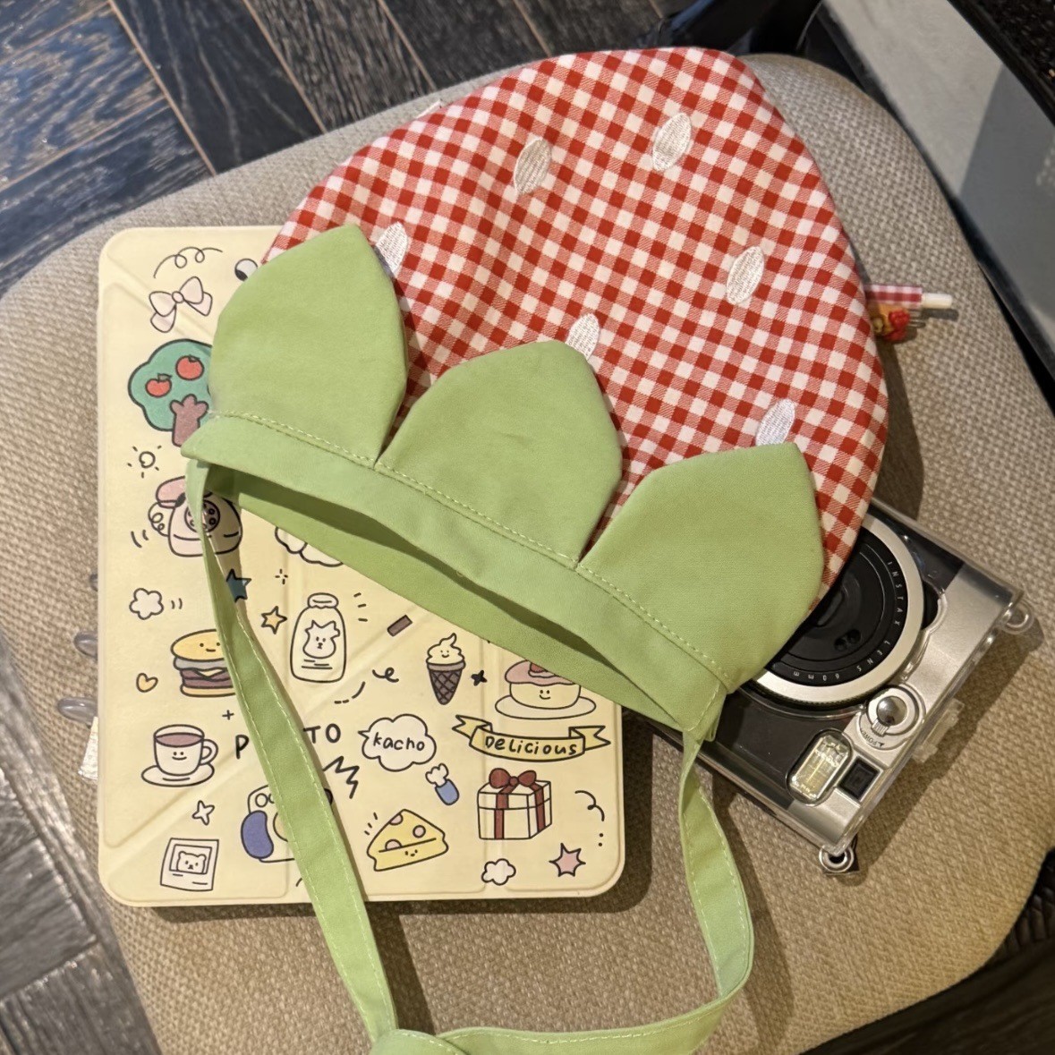 여성용 숄더백 일본식 귀여운 재미있는 딸기 카와이 달콤 - Luxury Bags Cute 리뷰 및 가격