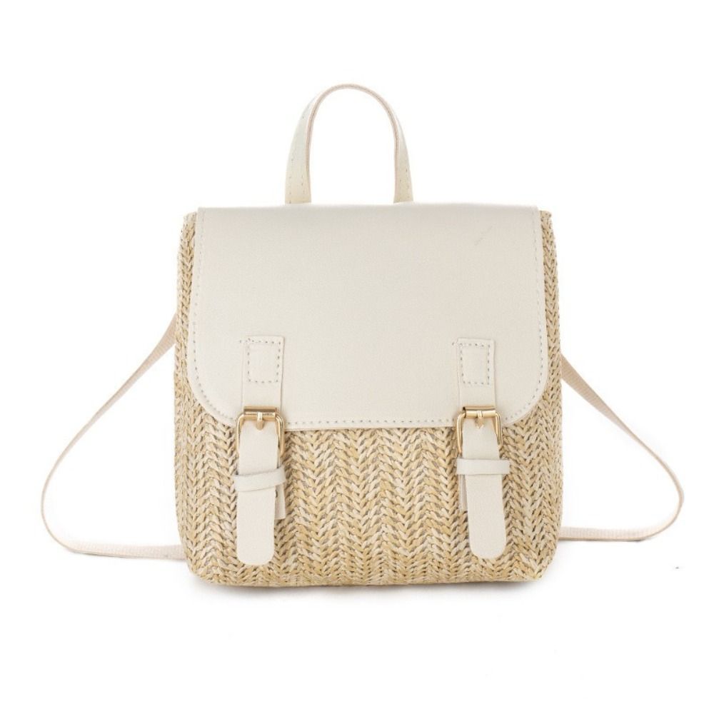 다용도 가방 PU 가죽 밀짚 배낭 레트로 디자인 우아한 - Luxury Bags Leather 리뷰 및 가격